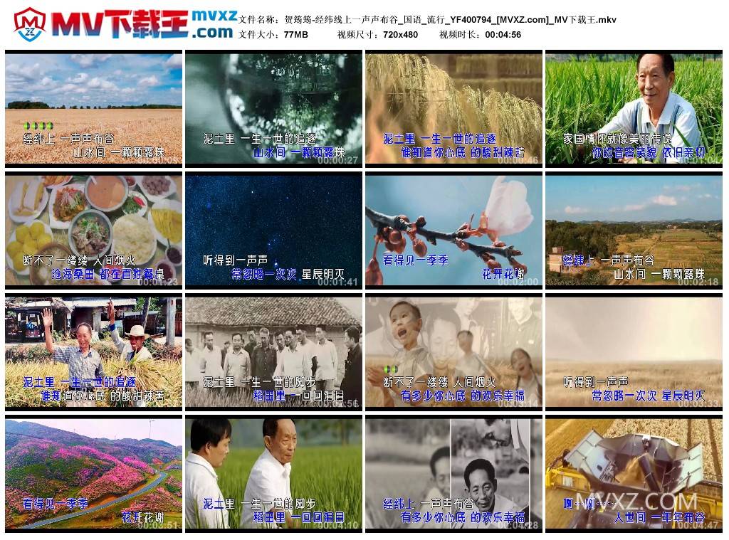 贺筠筠-经纬线上一声声布谷_国语_流行_YF400794